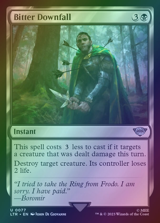 Bitter Downfall (LTR) (77) / Foil