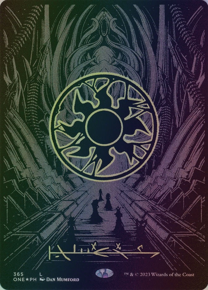 Plains (ONE) (365) / Borderless / Oil Slick Foil