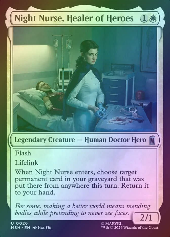 Night Nurse, Healer of Heroes (MSH) (26) / Foil
