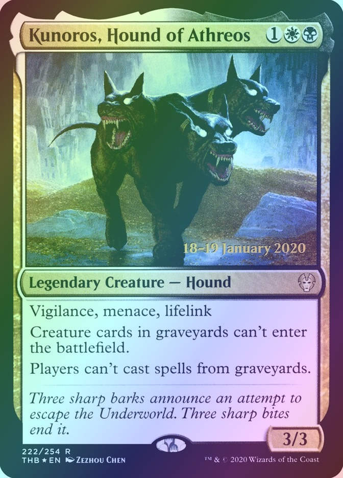 Kunoros, Hound of Athreos (PTHB) (222s) / Foil