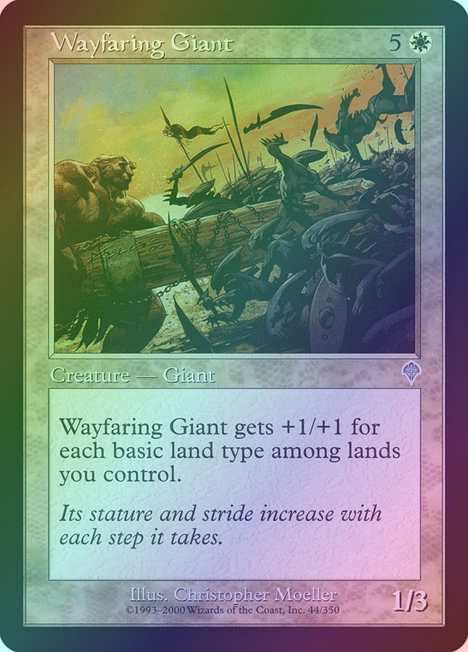 Wayfaring Giant (INV) (44) / Foil