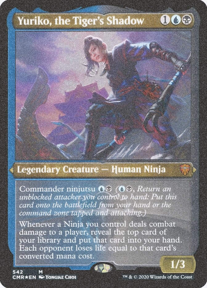 Yuriko, the Tiger's Shadow (CMR) (542) / Foil Etched