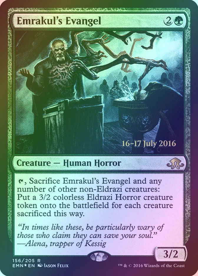 Emrakul's Evangel (PEMN) (156s) / Foil