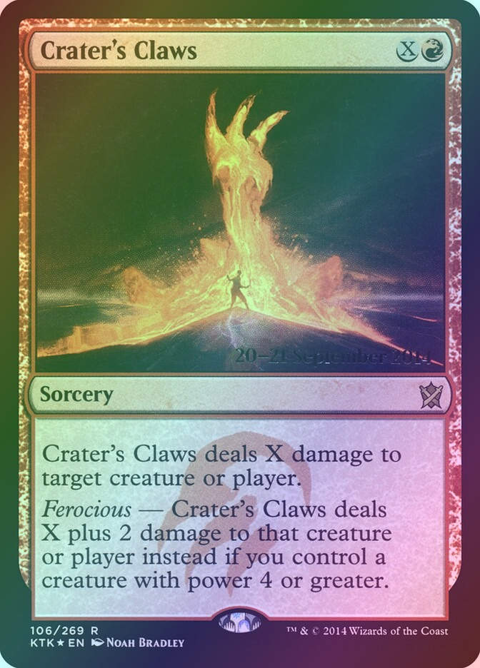Crater's Claws (PKTK) (106s) / Foil