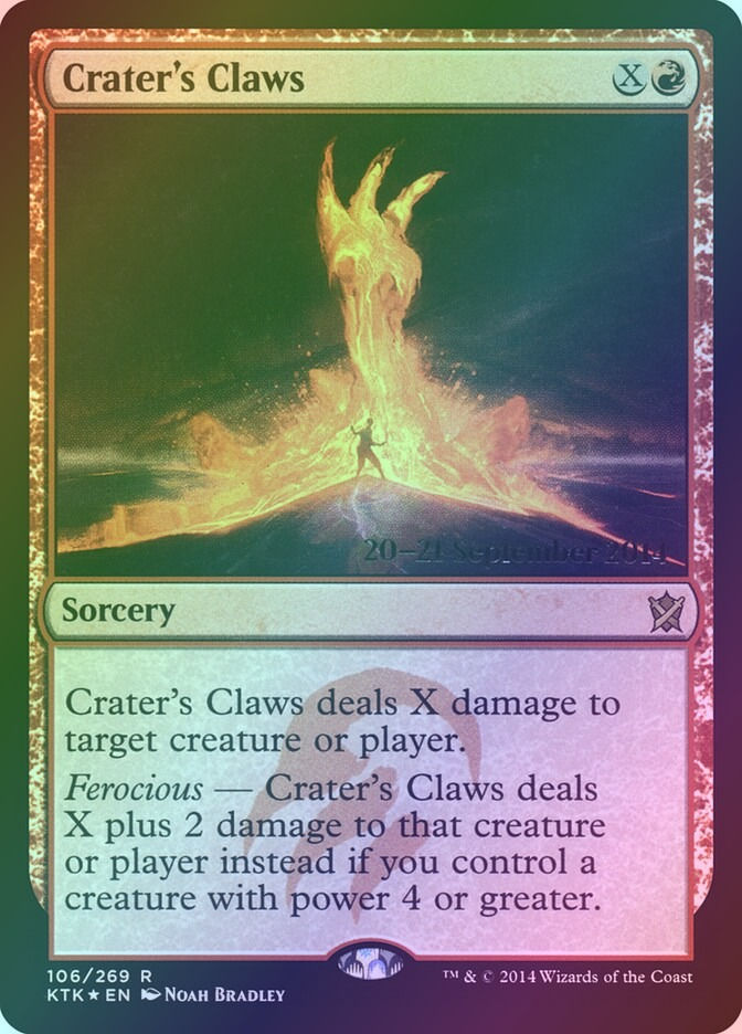 Crater's Claws (PKTK) (106s) / Foil