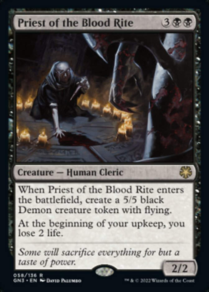 Priest of the Blood Rite (GN3)