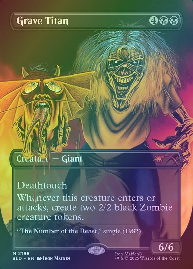 Grave Titan (SLD) (2188) / Borderless / Foil