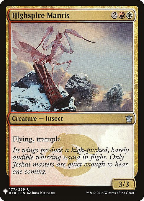 Highspire Mantis (PLST) (KTK-177)