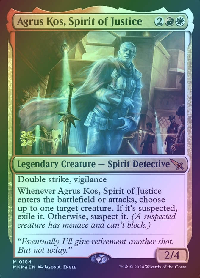 Agrus Kos, Spirit of Justice (PMKM) (184s) / Foil