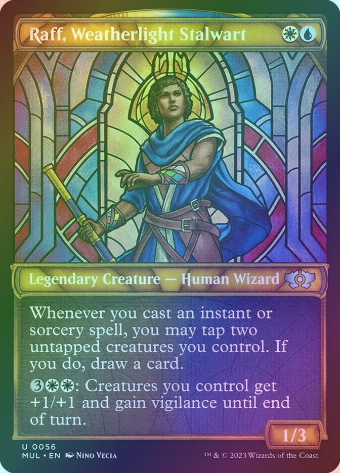 Raff, Weatherlight Stalwart (MUL) (56) / Showcase / Foil