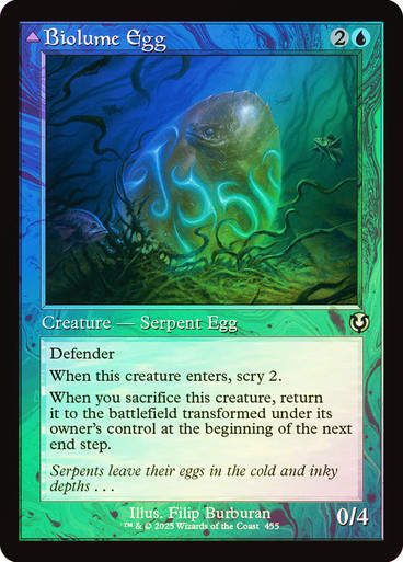 Biolume Egg // Biolume Serpent (INR) (455) / Foil Retro