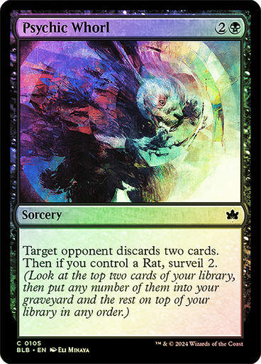 Psychic Whorl (blb) (105) / Foil