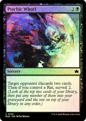 Psychic Whorl (blb) (105) / Foil