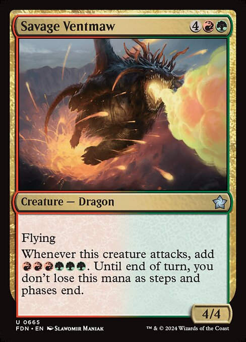 Savage Ventmaw (FDN) (665) (Starter)