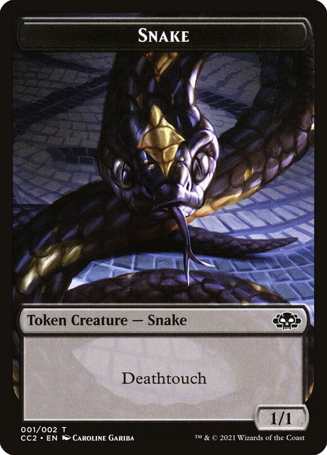 Snake // Zombie (CC2) (9) — cara 1 de 2