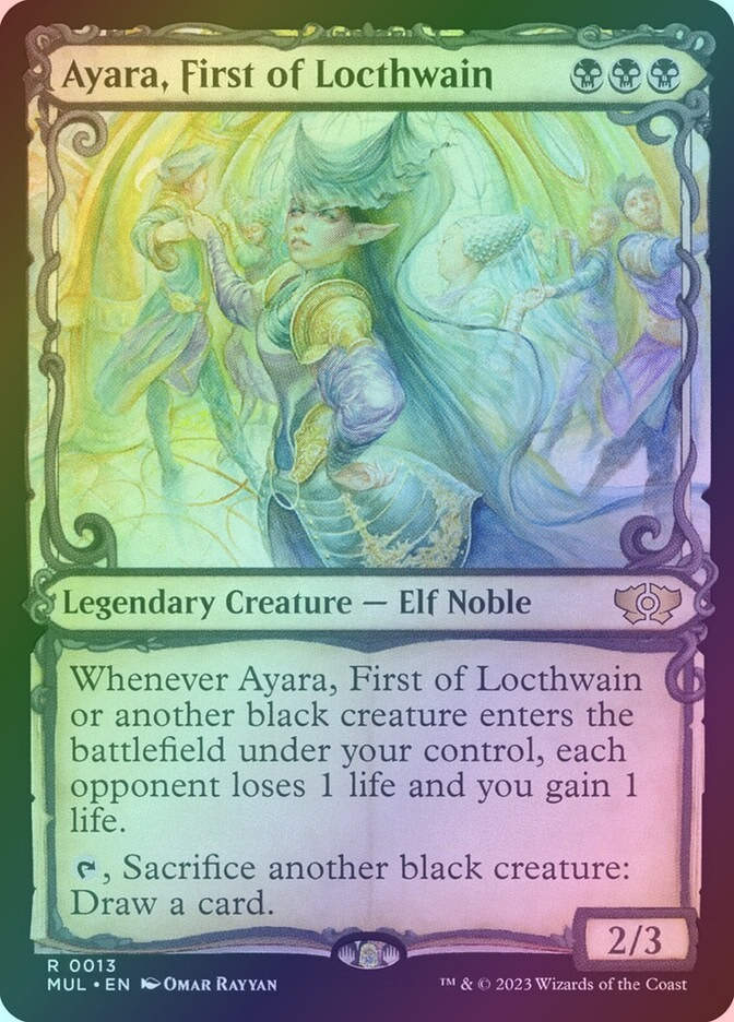 Ayara, First of Locthwain (MUL) (13) / Showcase / Foil
