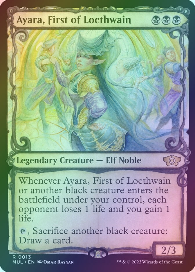 Ayara, First of Locthwain (MUL) (13) / Showcase / Foil