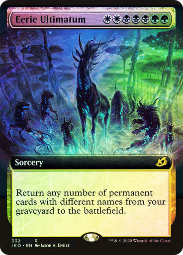 Eerie Ultimatum (IKO) (332) / Extended Art / Foil