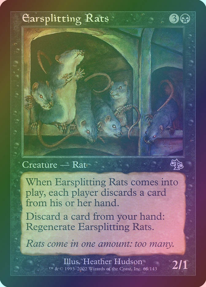 Earsplitting Rats (JUD) (65) / Foil