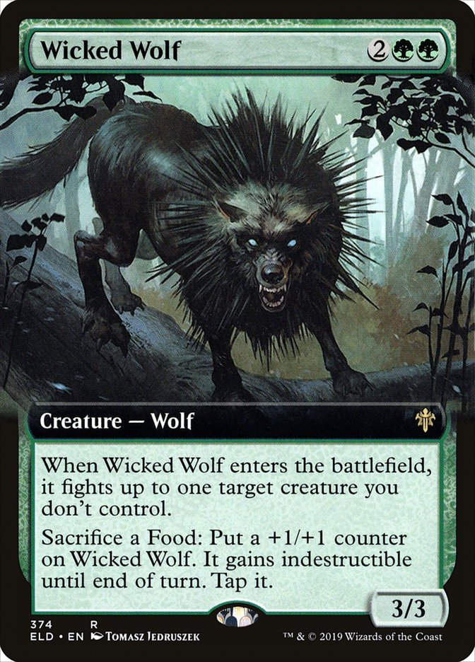 Wicked Wolf (ELD) (374) / Extended Art
