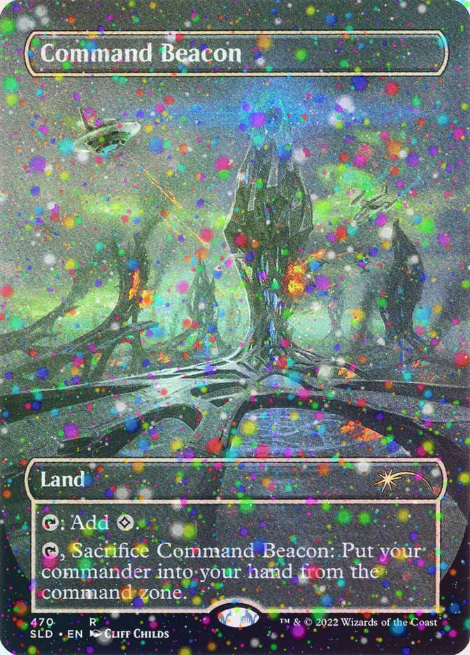 Command Beacon (SLD) (470) / Borderless / Galaxy Foil