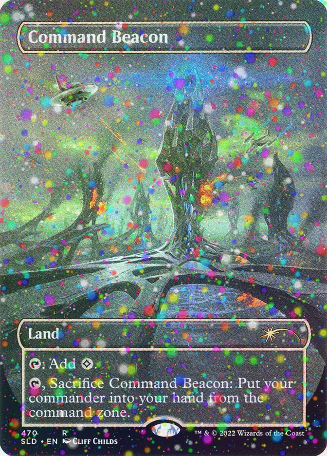 Command Beacon (SLD) (470) / Borderless / Galaxy Foil