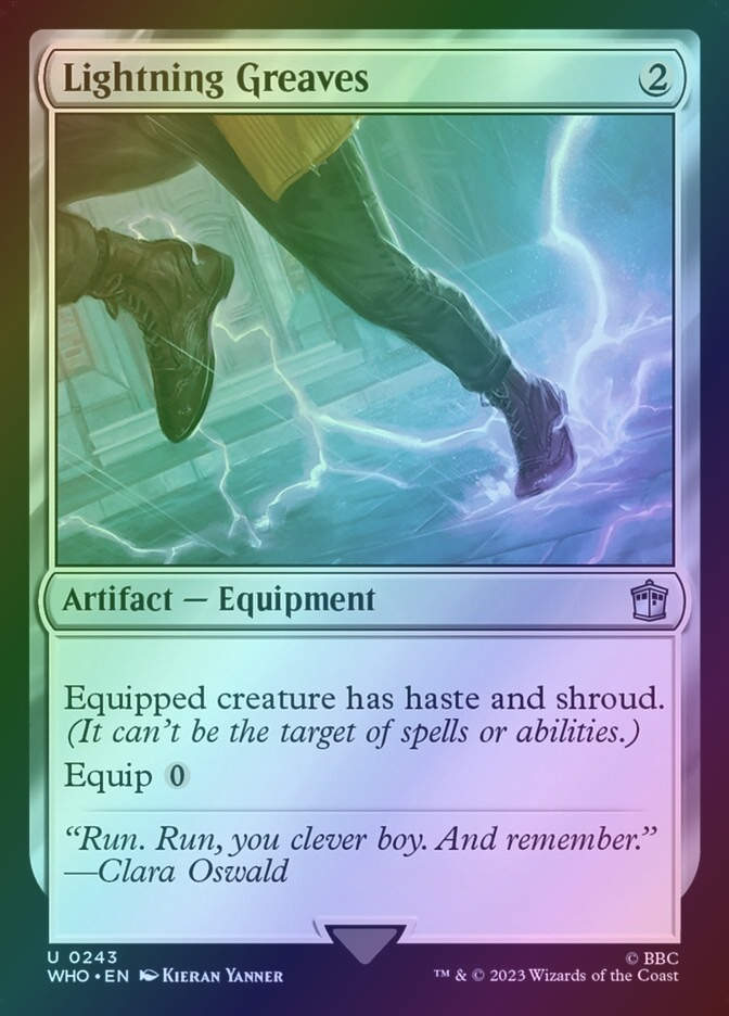 Lightning Greaves (WHO) (243) / Foil