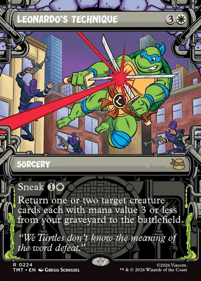 Leonardo's Technique (TMT) (224) / Borderless / Showcase