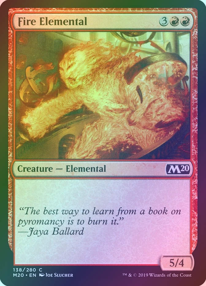 Fire Elemental (M20) (138) / Foil