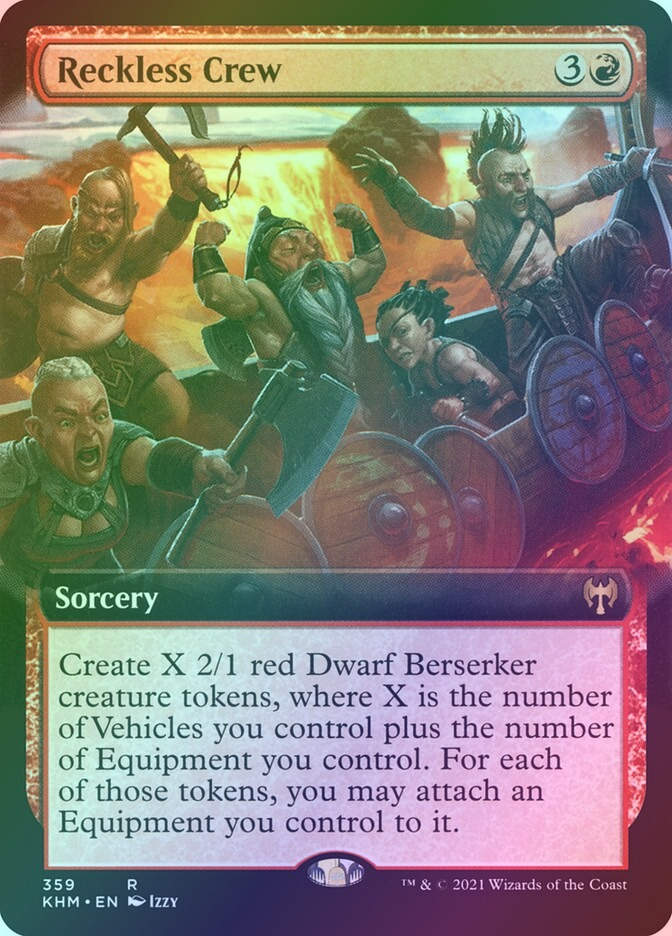 Reckless Crew (KHM) (359) / Extended Art / Foil