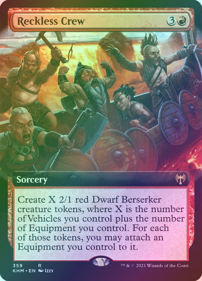 Reckless Crew (KHM) (359) / Extended Art / Foil