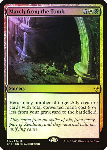 March from the Tomb (BFZ) (214) / Foil