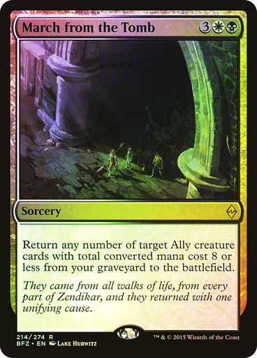 March from the Tomb (BFZ) (214) / Foil