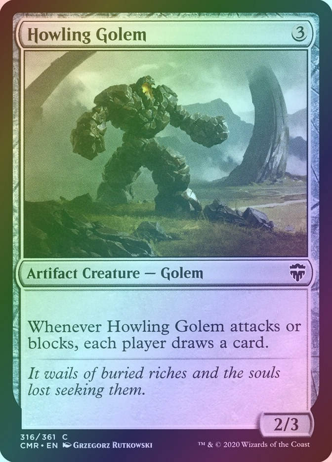 Howling Golem (CMR) (316) / Foil