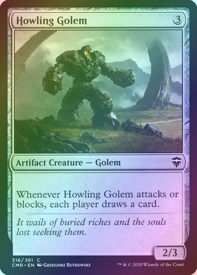 Howling Golem (CMR) (316) / Foil