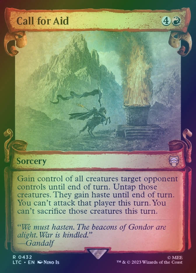 Call for Aid (LTC) (432) / Showcase / Foil
