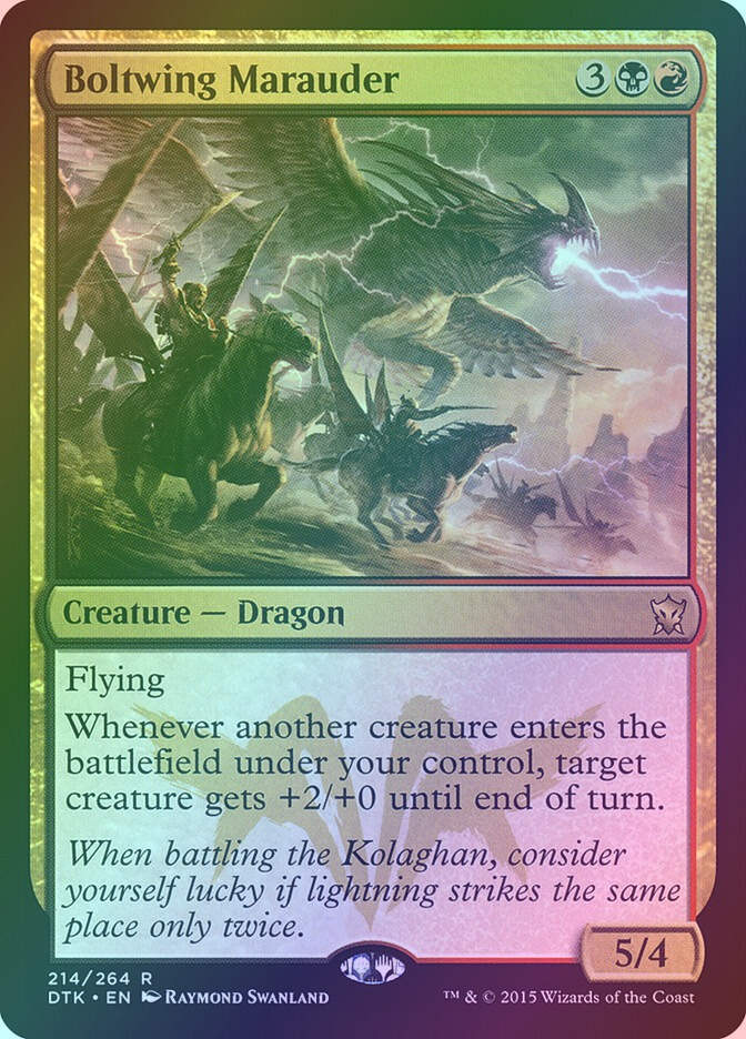Boltwing Marauder (DTK) (214) / Foil