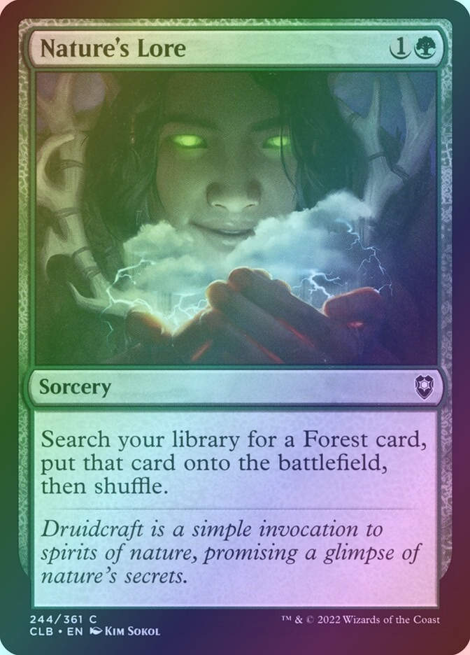 Nature's Lore (CLB) (244) / Foil