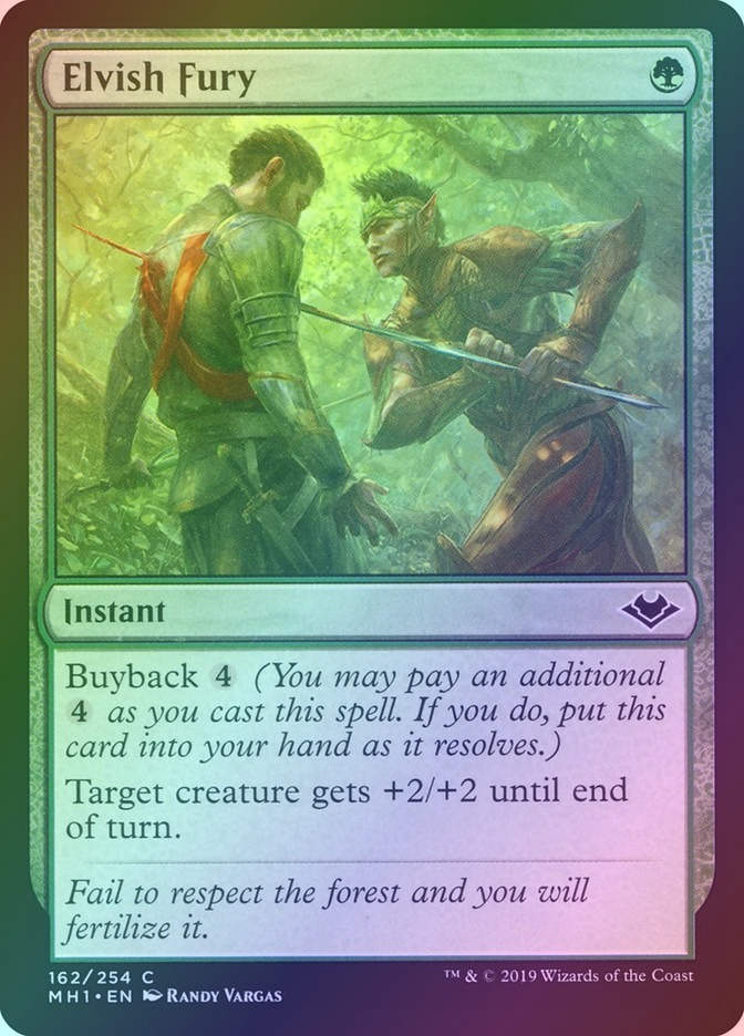 Elvish Fury (MH1) (162) / Foil