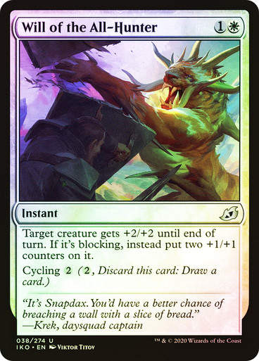 Will of the All-Hunter (IKO) (38) / Foil