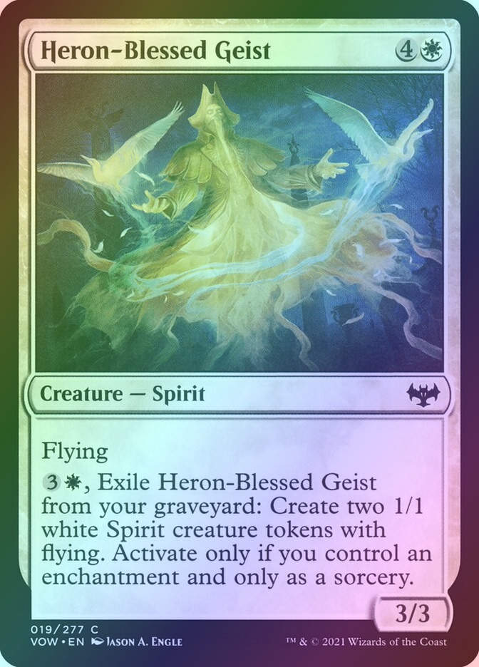 Heron-Blessed Geist (VOW) (19) / Foil