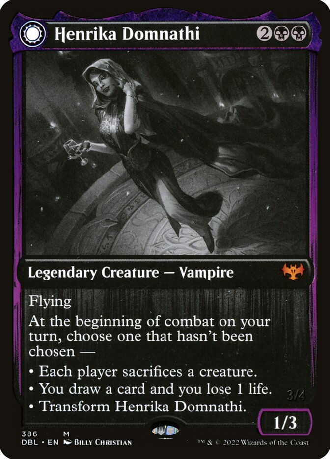 Henrika Domnathi // Henrika, Infernal Seer (DBL) (386) — cara 1 de 2