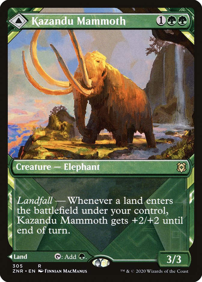 Kazandu Mammoth // Kazandu Valley (ZNR) (305) / Showcase
