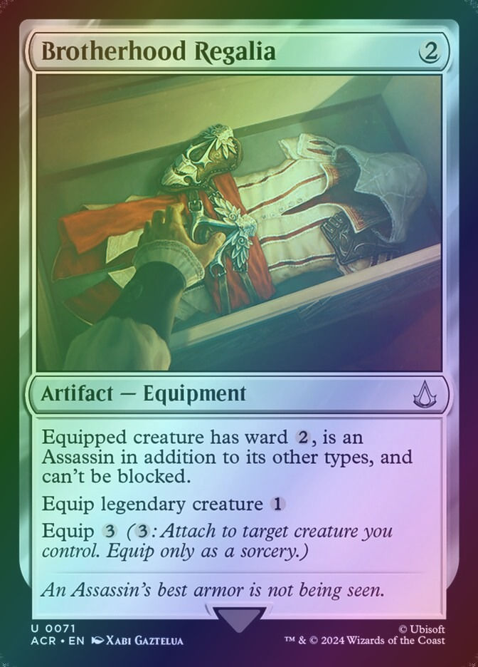 Brotherhood Regalia (ACR) (71) / Foil