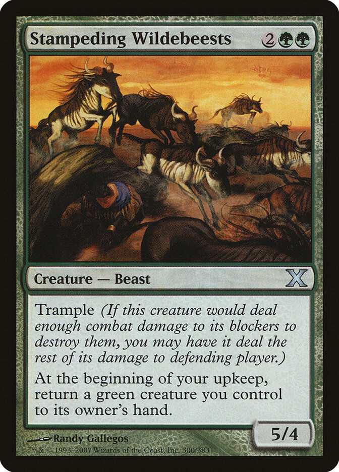 Stampeding Wildebeests (10E) (300)