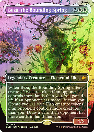 Beza, the Bounding Spring (blb) (287) / Borderless Foil