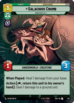 Salacious Crumb - Obnoxious Pet (Hyperspace) (SHD_#353) / Foil