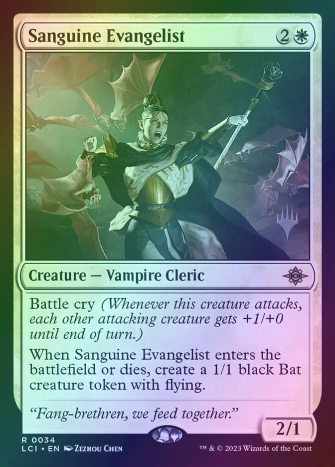 Sanguine Evangelist (PLCI) (34p) / Foil