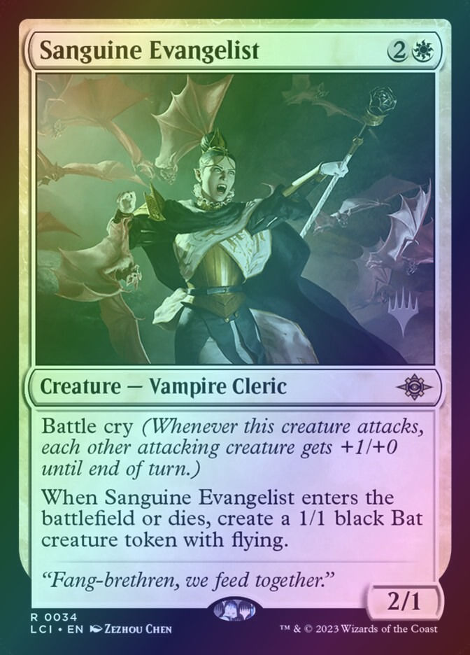 Sanguine Evangelist (PLCI) (34p) / Foil