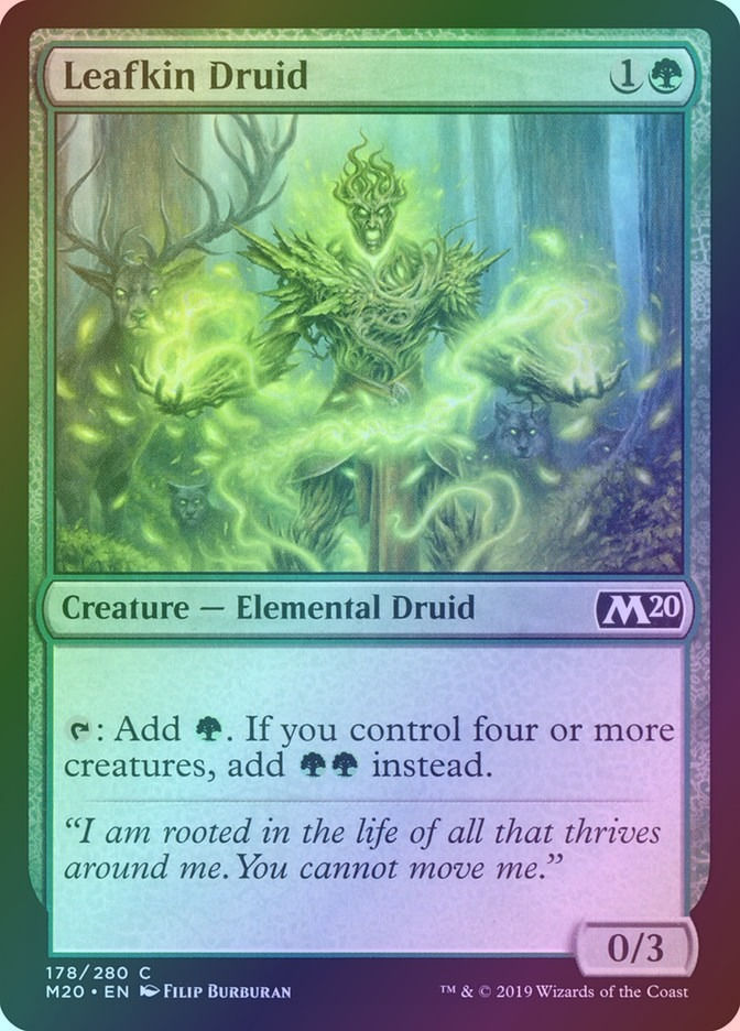 Leafkin Druid (M20) (178) / Foil